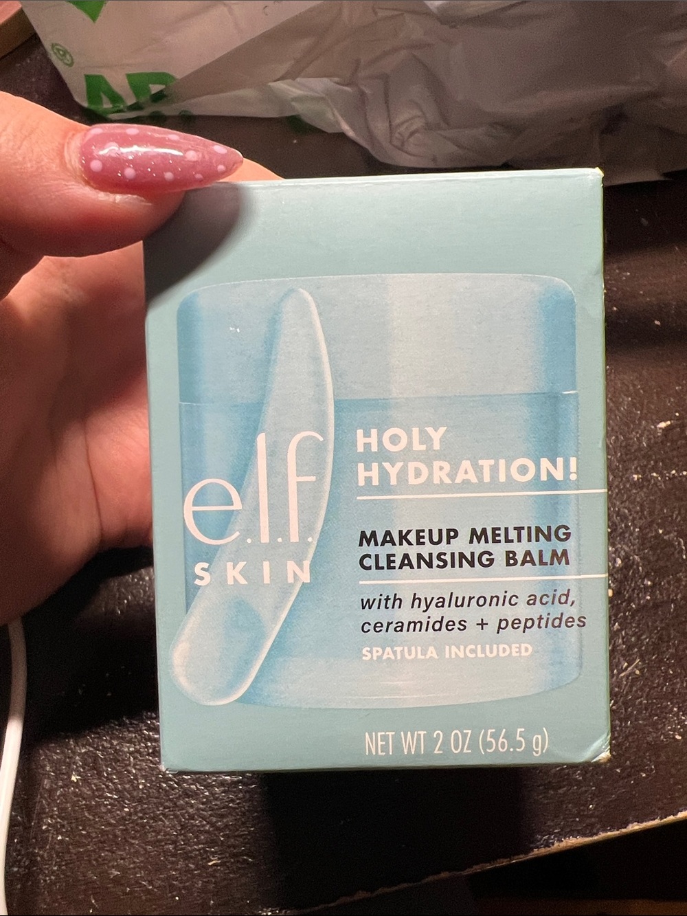 ELF Skin Holy Hydration! Makeup Melting Cleansing Balm - Light Aqua Blue